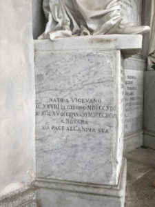 Cimitero Monumentale Novara Carlo Negroni Sepolcro